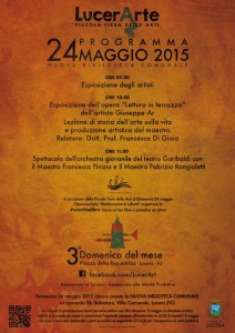 lucerarte domenica 24 maggio