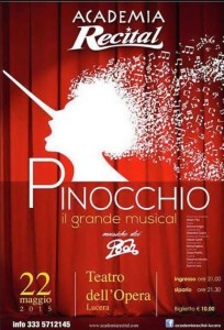 pinocchio accademia recital