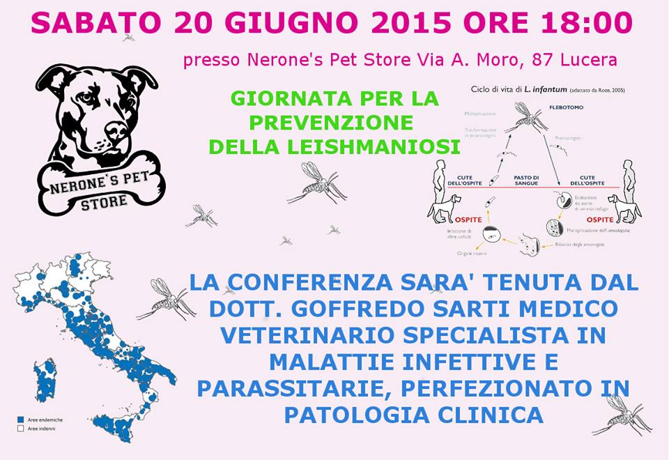 conferenza leishmaniosi lucera