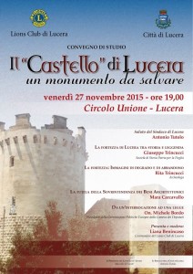 il castello di lucera convegno a lucera