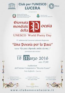giornata mondiale poesia lucera