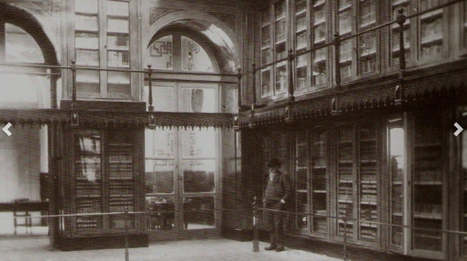 Foto antiche di Lucera: la biblioteca comunale