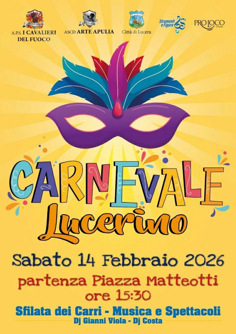 Carnevale Lucerino 2026