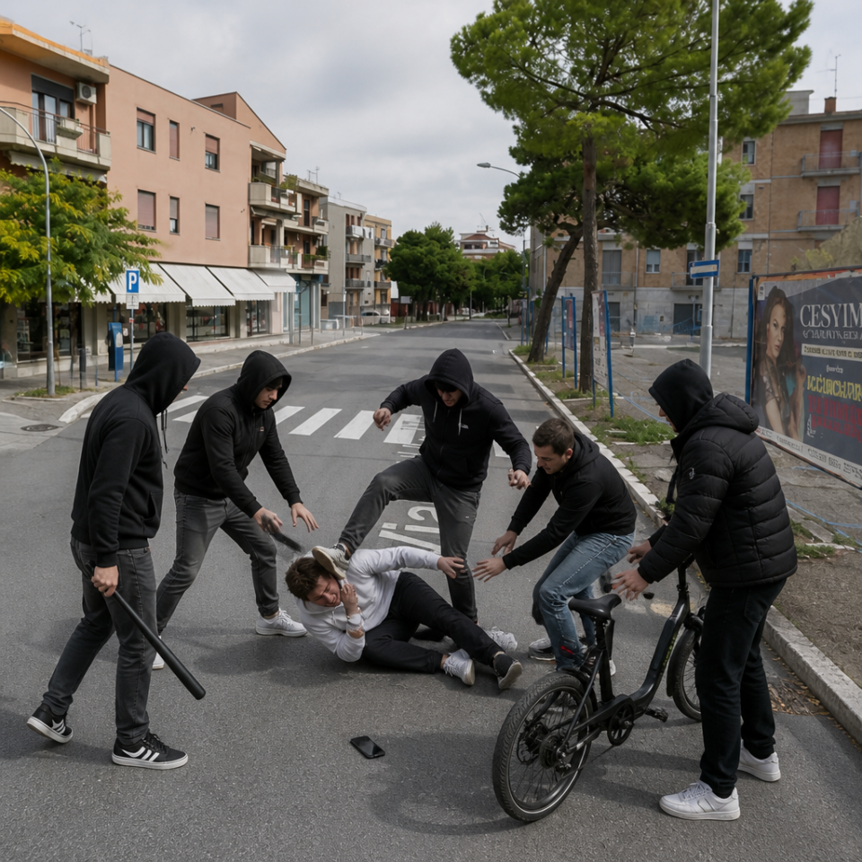 aggressione Lucera tentato furto bici elettrica