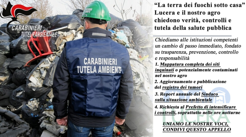 Lucera terra dei fuochi