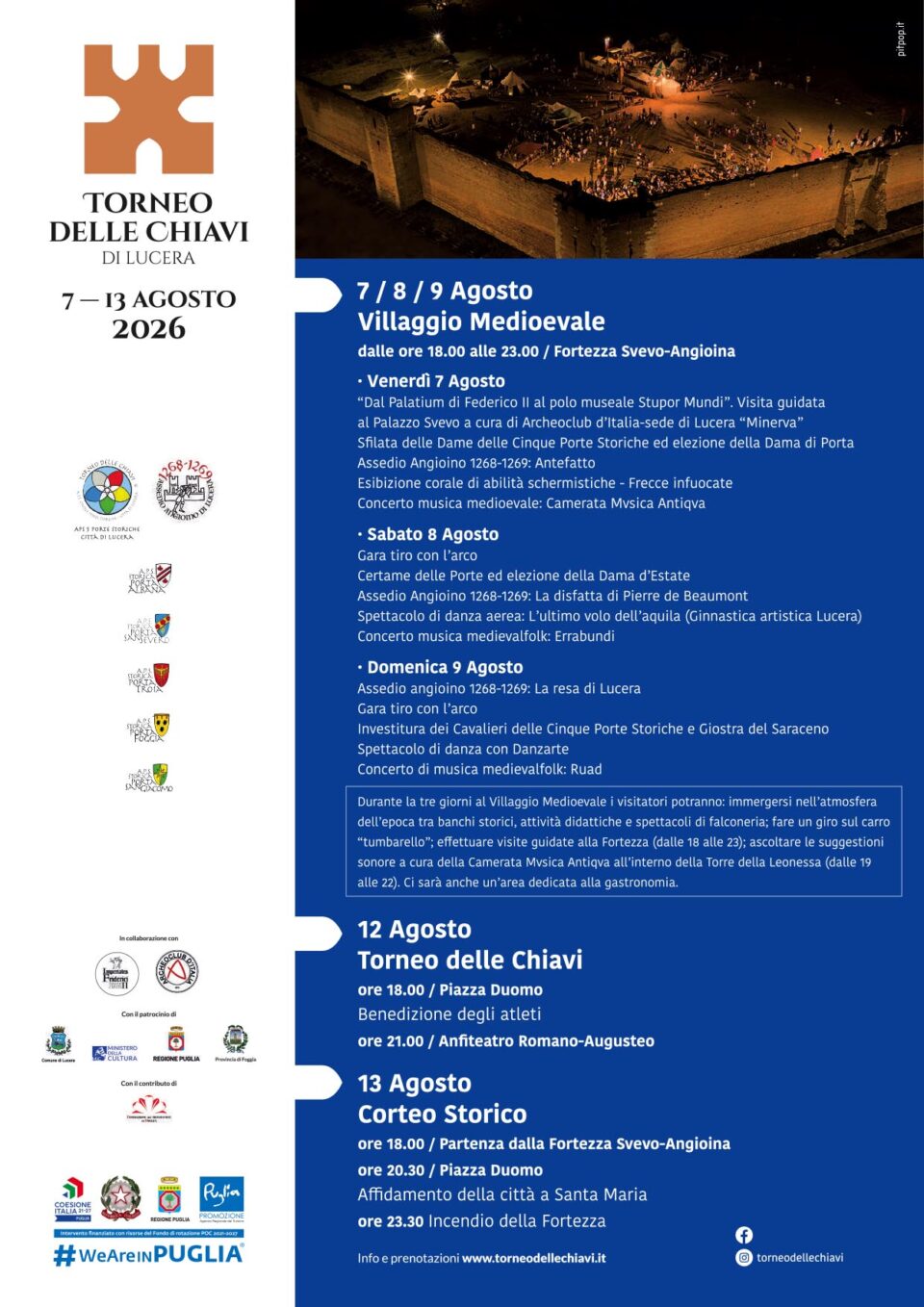Lucera, Torneo delle Chiavi 2026