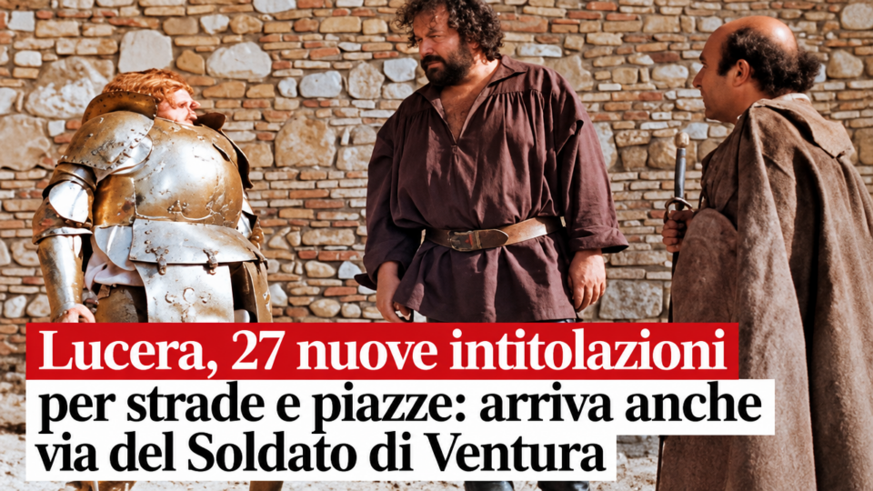 Bud Spencer in "Soldato di Ventura" Lucera